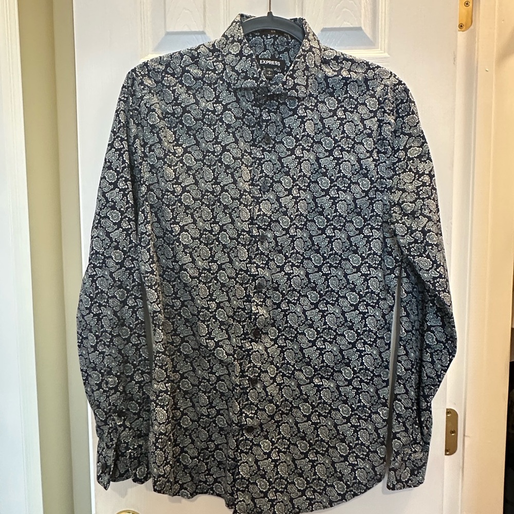 Express Men's Floral Shirt